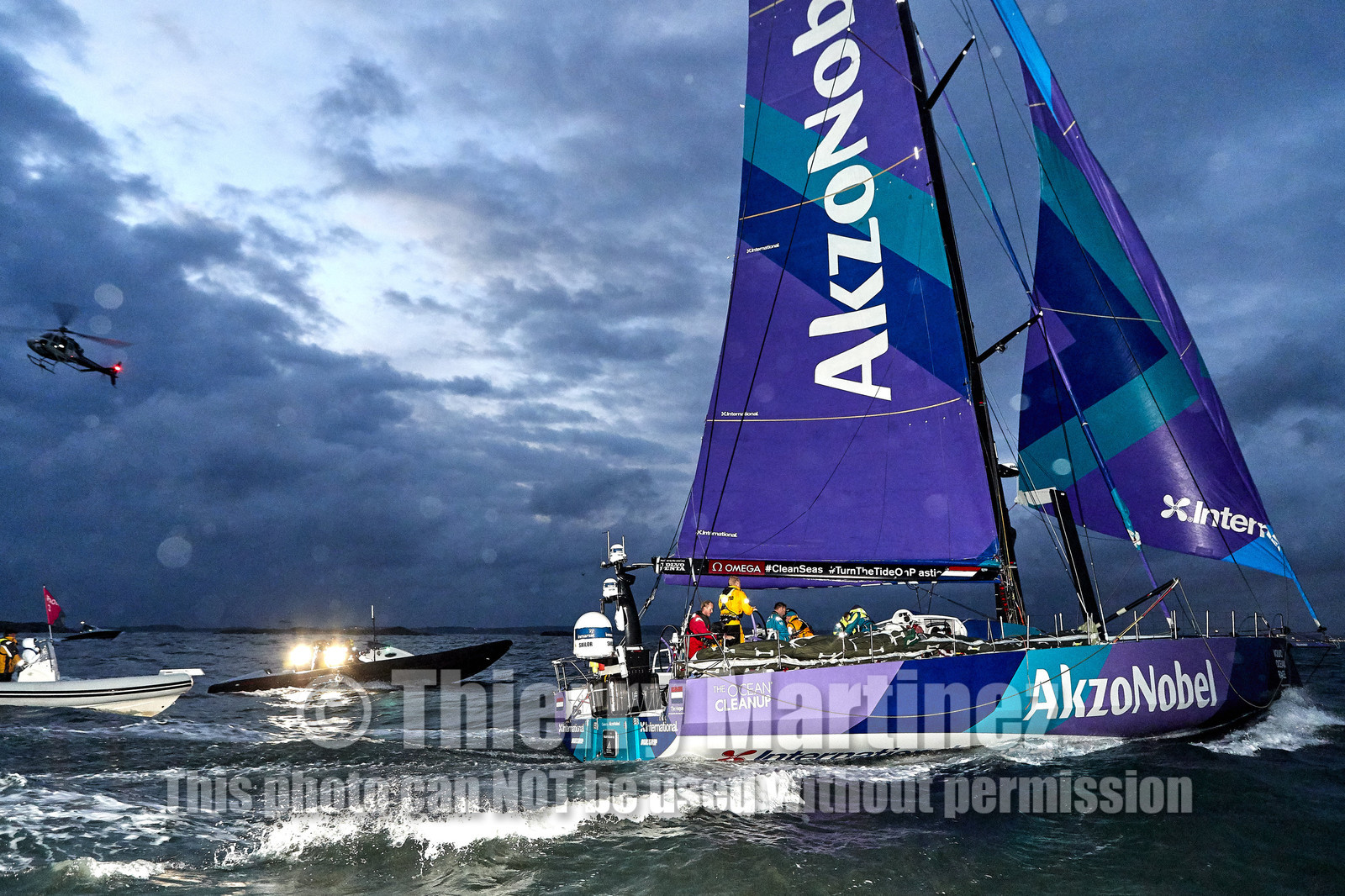 team AkzoNobel  in Volvo Ocean Race 2017-18.