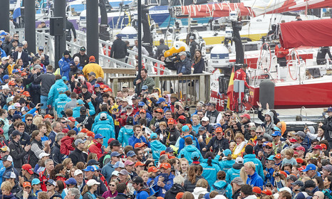 team AkzoNobel  in Volvo Ocean Race 2017-18.