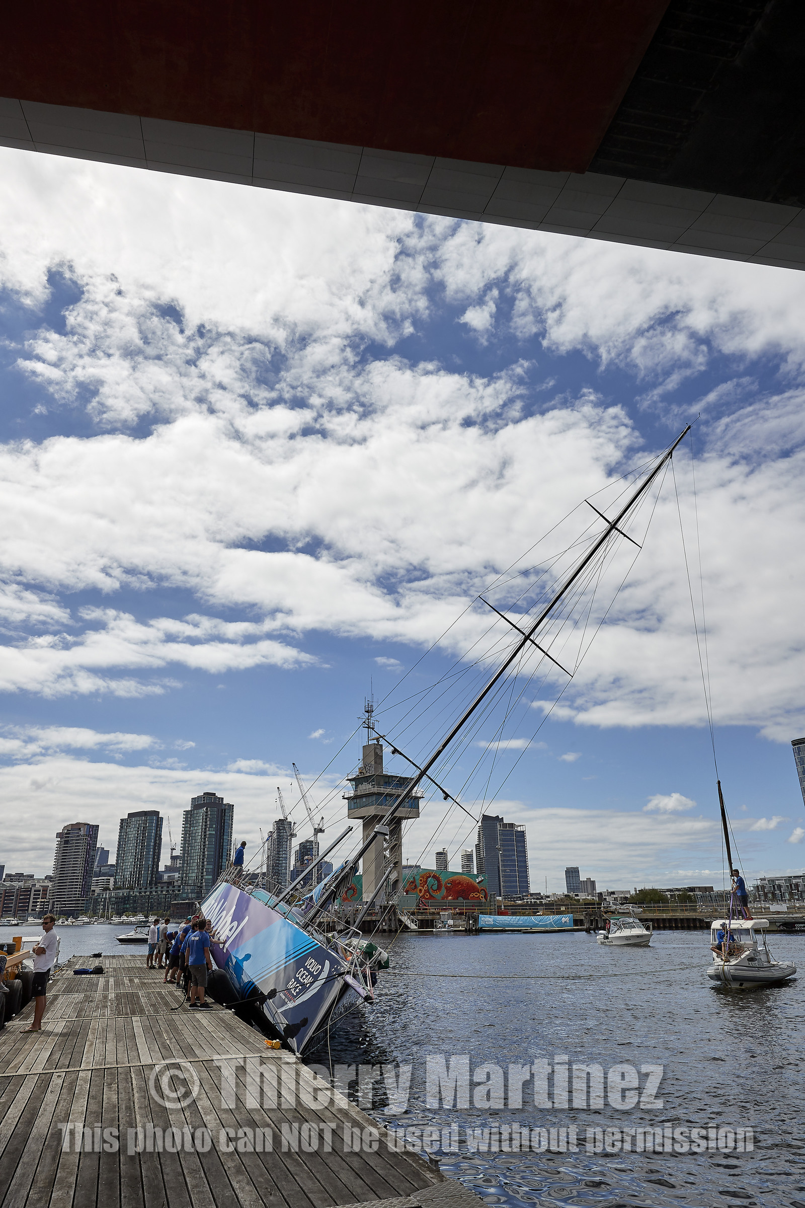 team AkzoNobel  in Volvo Ocean Race 2017-18.