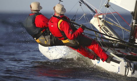 03_3129D © Th.Martinez,STOCKHOLM ARCHIPELAGO SWEDEN, 9 07 03-Archipelago Raid (2003) Leg3 : .ADDICOM Mikael Leksell (SWE) & pontus johansson (SWE).                                                                                                    .