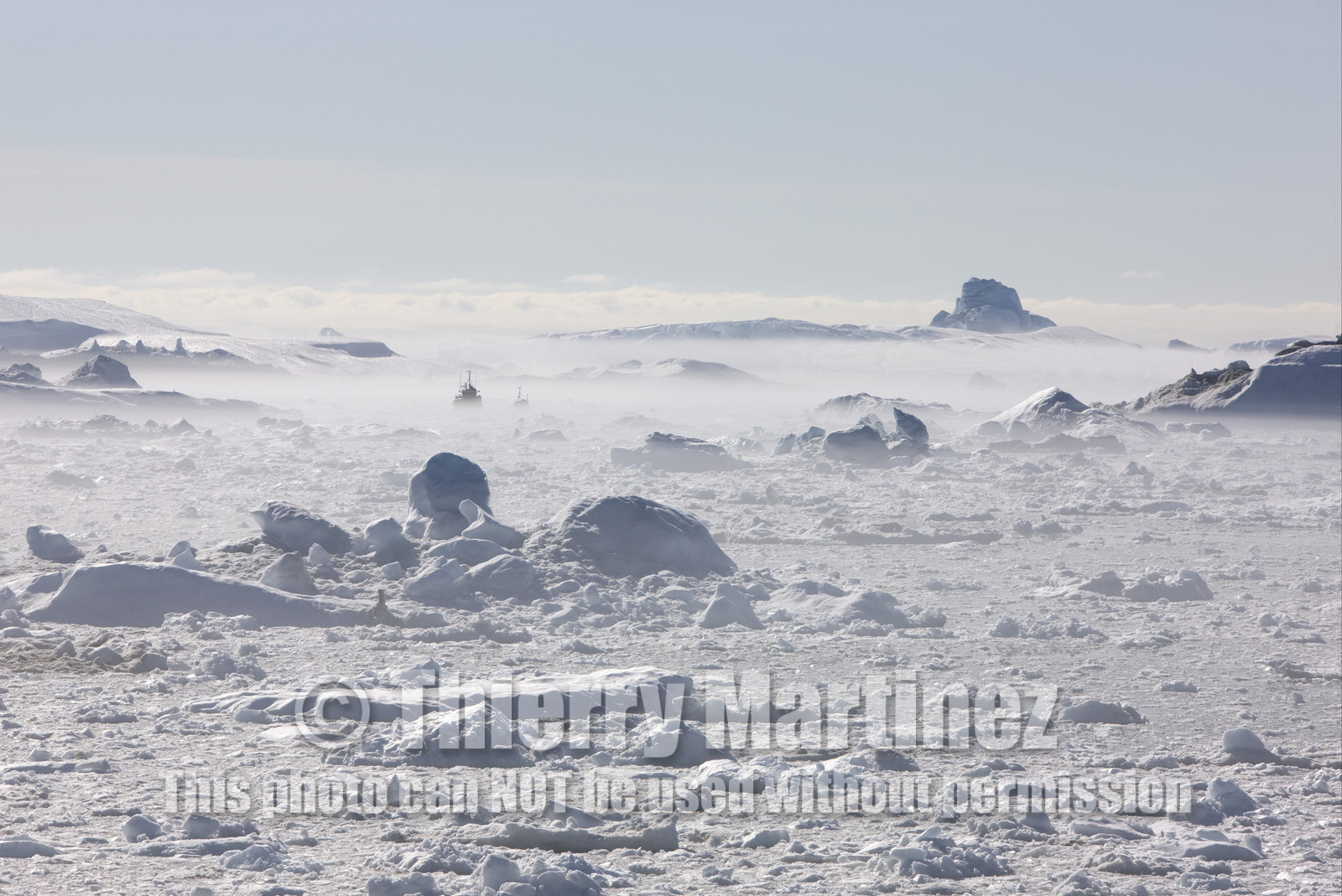Schooner LA LOUISE sailing on west coast of Greenland.