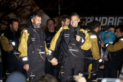 MAXI  SPINDRIFT 2 Jules Verne trophy  2015 2016 attempt.
