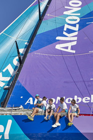 team AkzoNobel  in Volvo Ocean Race 2017-18.