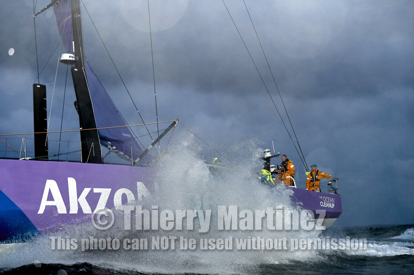 team AkzoNobel  in Volvo Ocean Race 2017-18.