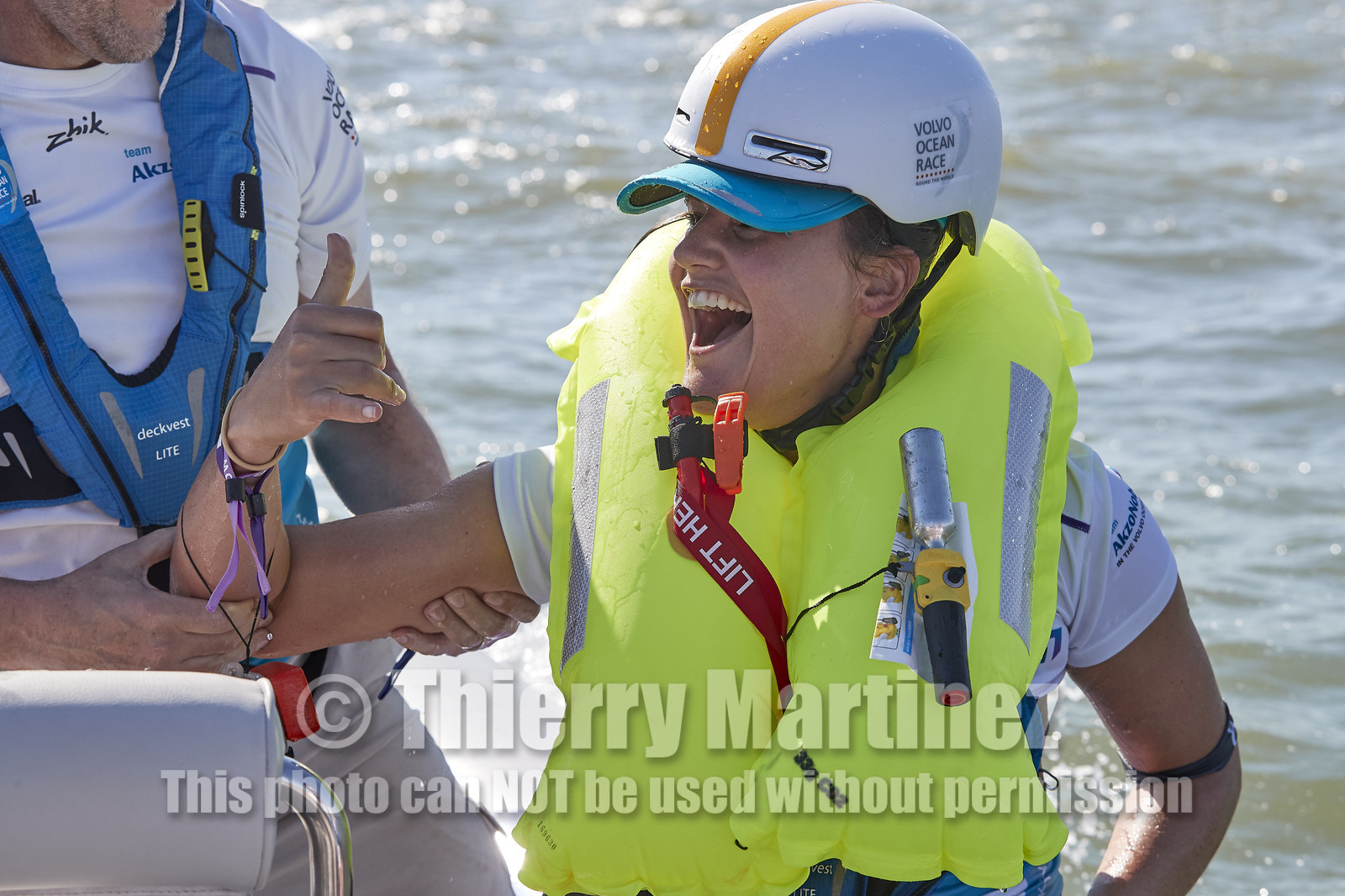 team AkzoNobel  in Volvo Ocean Race 2017-18.
