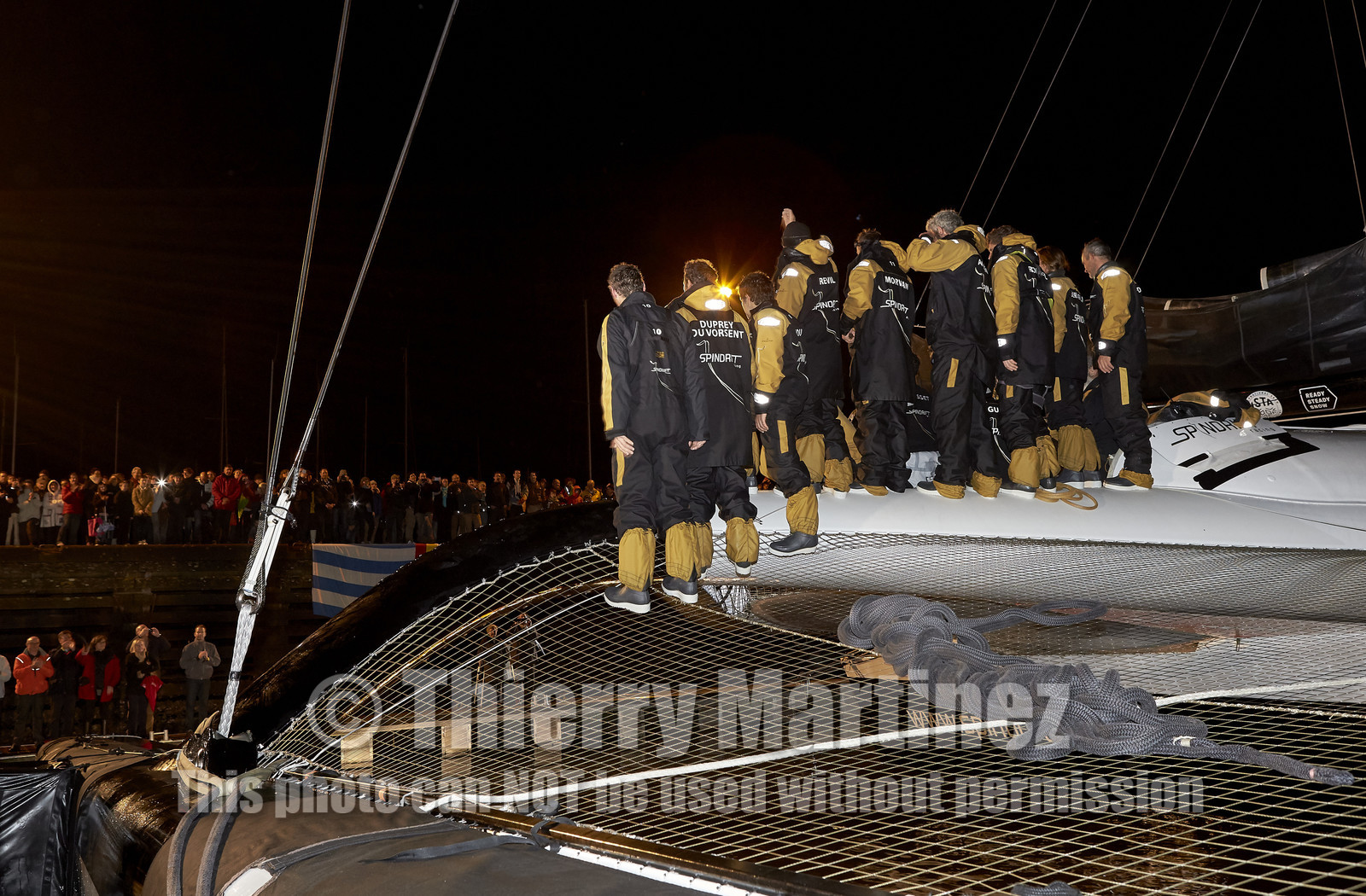 MAXI  SPINDRIFT 2 Jules Verne trophy  2015 2016 attempt.