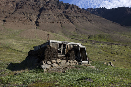 Schooner LA LOUISE sailing on west coast of Greenland.