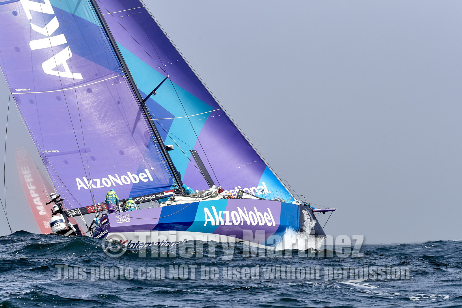 team AkzoNobel  in Volvo Ocean Race 2017-18.