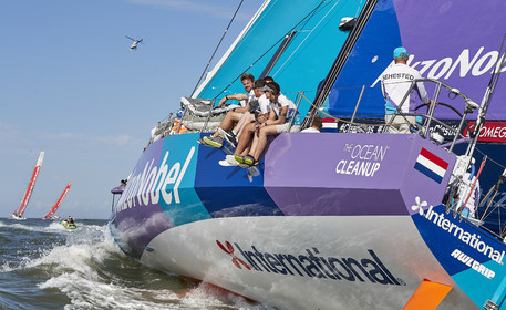 team AkzoNobel  in Volvo Ocean Race 2017-18.