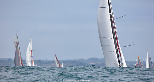 23_22626   © Thierry Martinez. LES SABLES D'OLONNE, 85 - FRANCE 25 septembre 2023.Départ MINI TRANSAT 2023. Départ du Dimanche 24 septembre retardé au Lundi 25 Sept .Les Sables d’Olonne (FRA)    Santa Cruz de la Palma ( Canaries)    St François ( Guadeloupe): 4050 NM.
