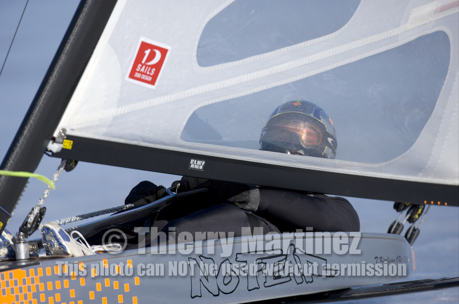 Ice Boats in Stockholm Archipelago - March 2005.
