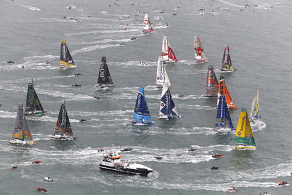 VENDEE GLOBE 2012 13 , Start  10 Nov 2012.
