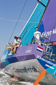 team AkzoNobel  in Volvo Ocean Race 2017-18.