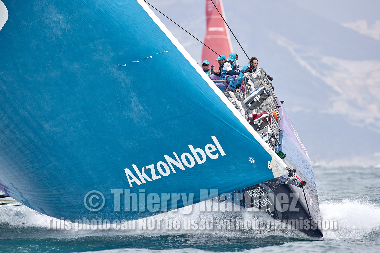 team AkzoNobel  in Volvo Ocean Race 2017-18.