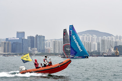 team AkzoNobel  in Volvo Ocean Race 2017-18.