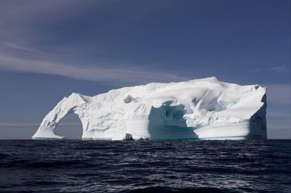 Schooner LA LOUISE sailing on west coast of Greenland.