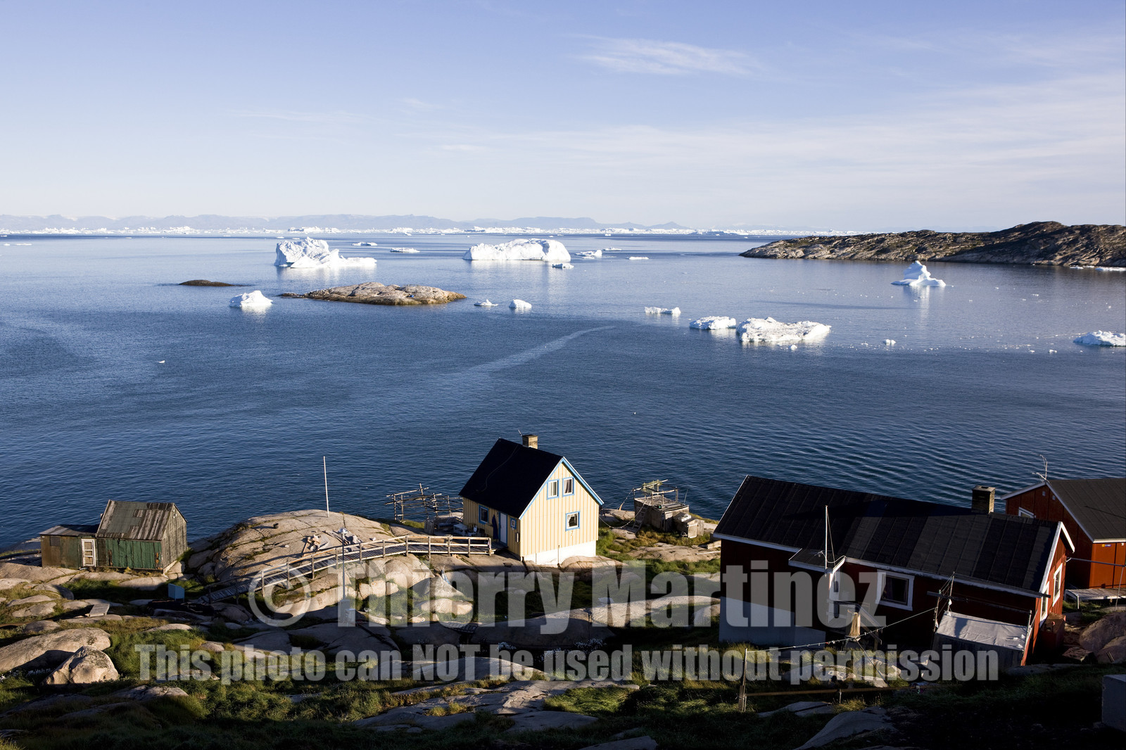 Schooner LA LOUISE sailing on west coast of Greenland.