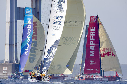 team AkzoNobel  in Volvo Ocean Race 2017-18.