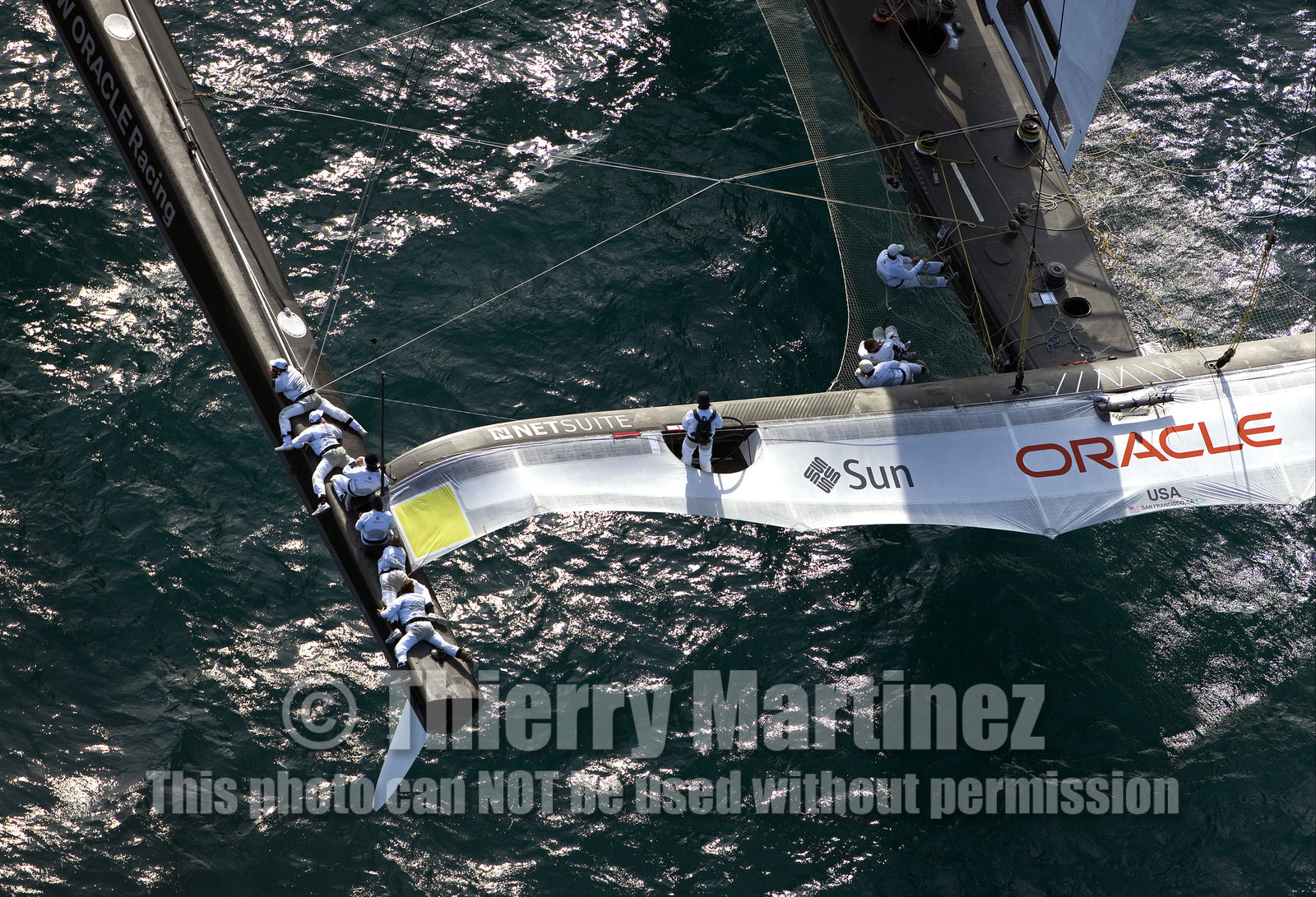 33rd  AMERICA'S CUP Valencia Spain, February 2010 - Defender:  ALINGHI (ALINGHI 5) vs Challenger : BMW Oracle Racing (USA 17)