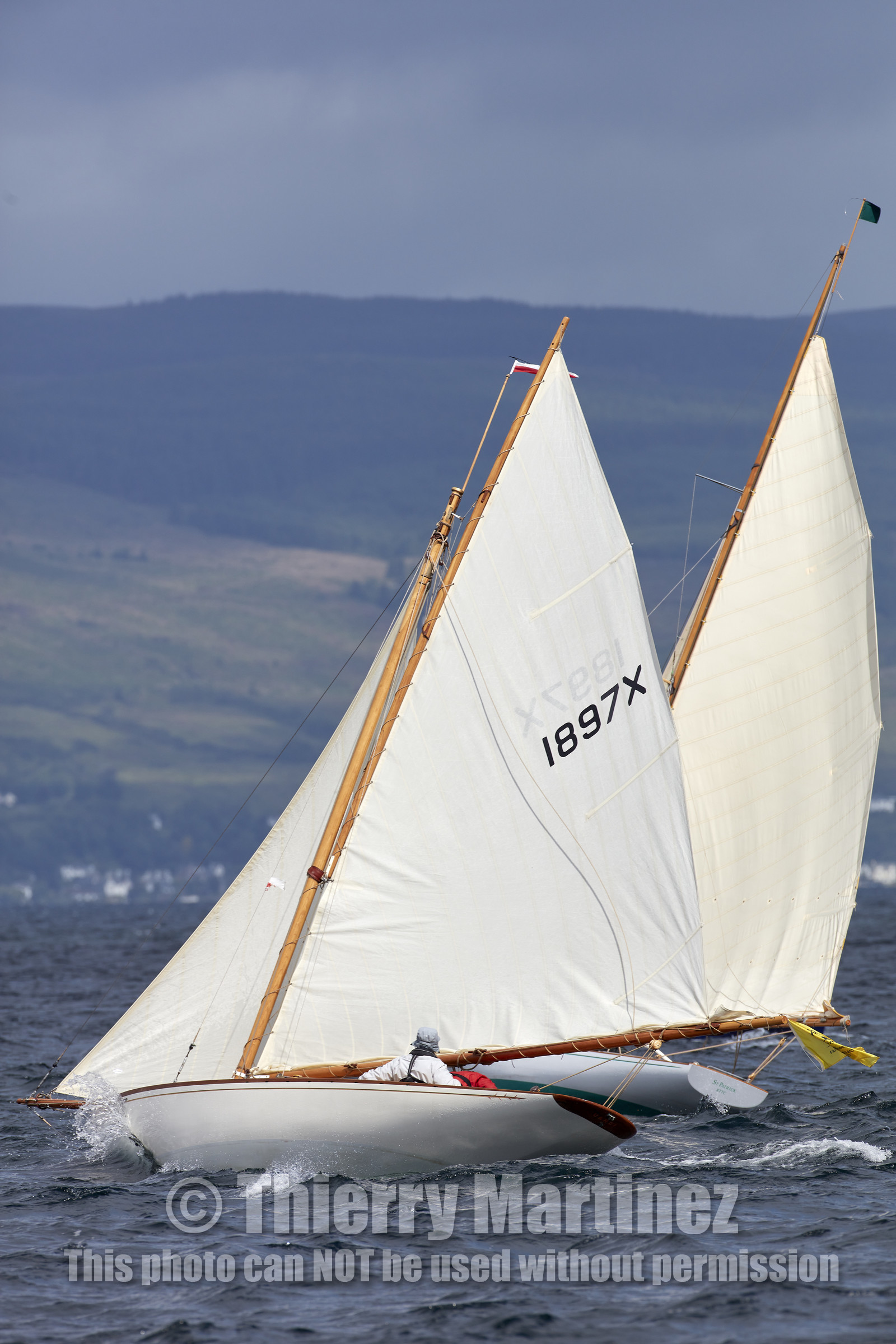22_17006   © Thierry Martinez.FAIRLIE,SCOTLAND - UK 12th June 20222022 RICHARD MILLE FIFE REGATTA.Day 2 : LARGS to ROTHESAY