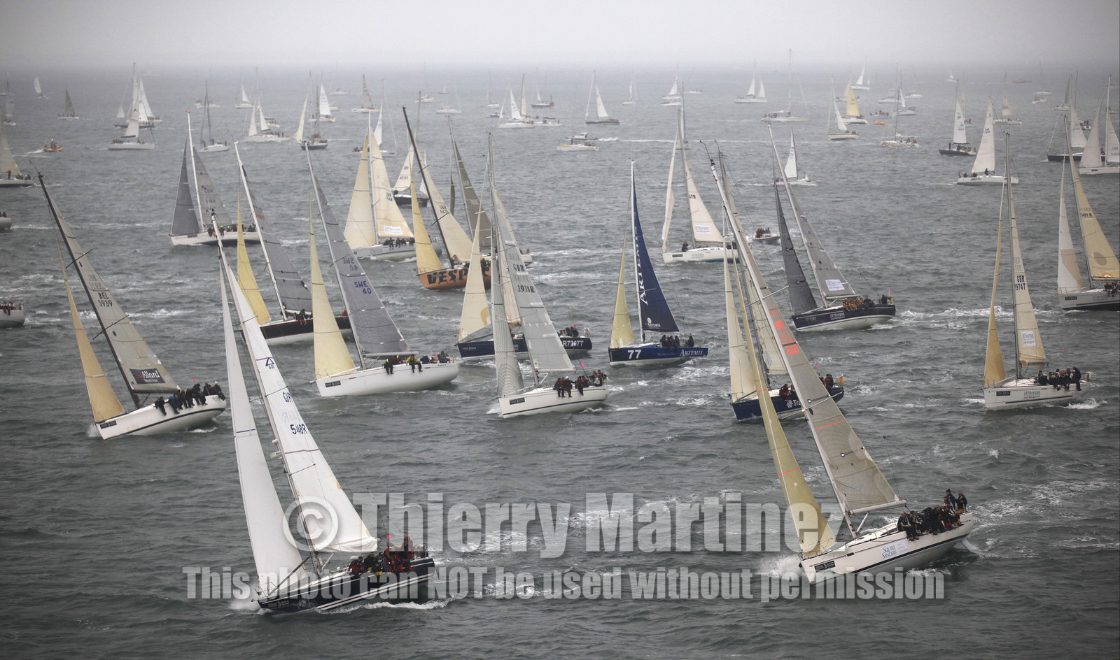 JP Morgan Asset Management Round The Island Race. 80th Anniversary race.