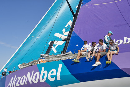 team AkzoNobel  in Volvo Ocean Race 2017-18.