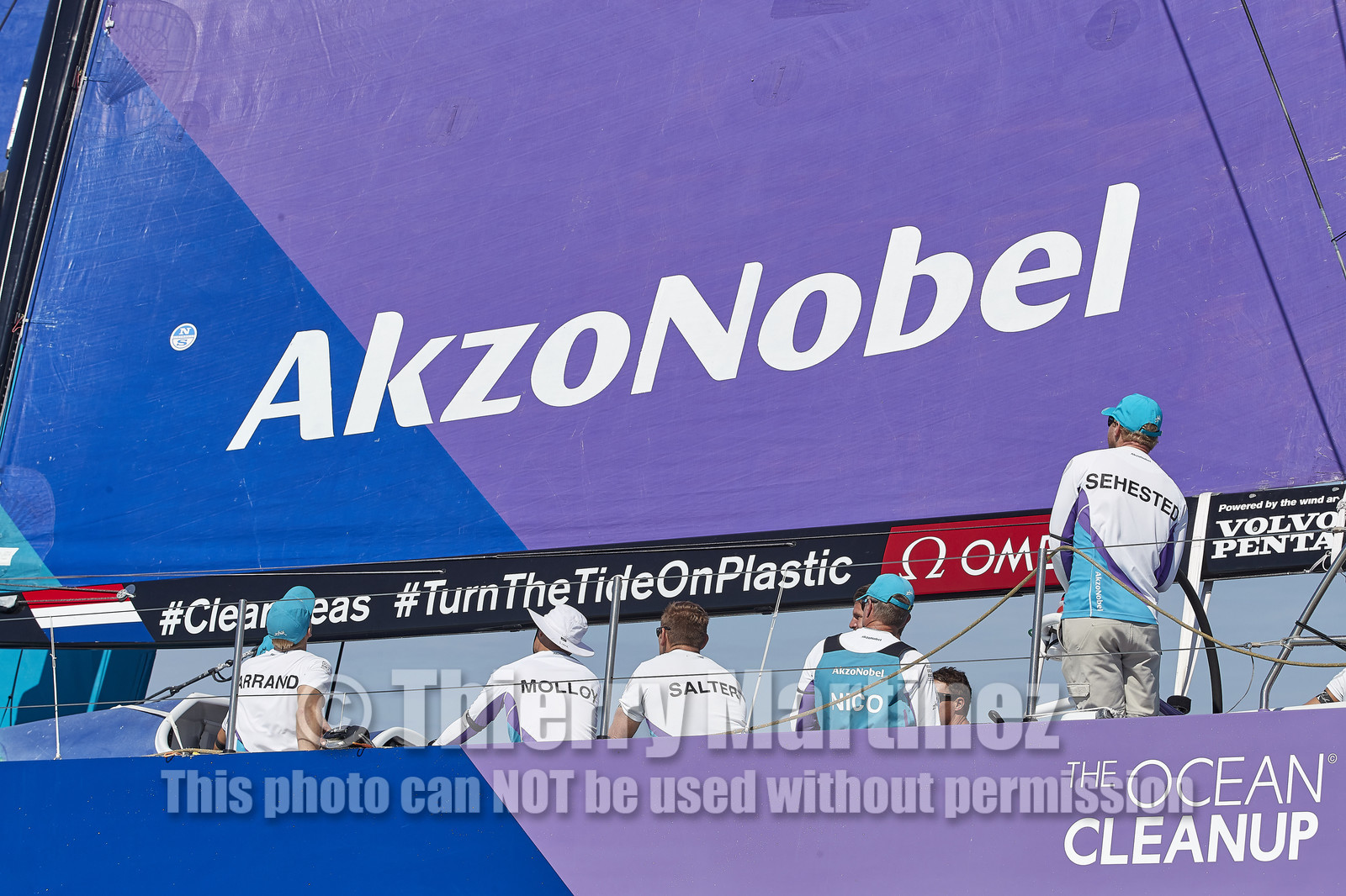 team AkzoNobel  in Volvo Ocean Race 2017-18.