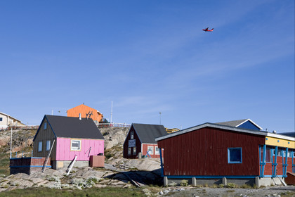 Schooner LA LOUISE sailing on west coast of Greenland.