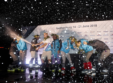 team AkzoNobel  in Volvo Ocean Race 2017-18.