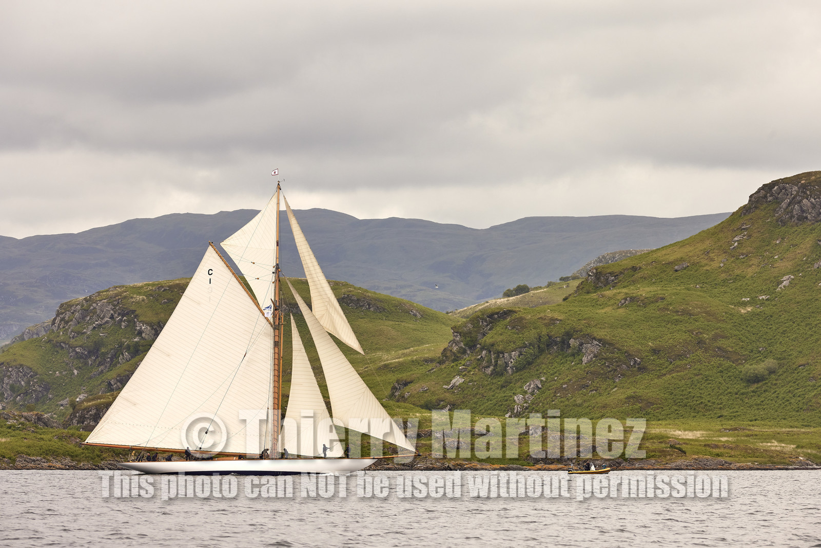 22_22284  © Thierry Martinez.FAIRLIE,SCOTLAND - UK 14th June 20222022 RICHARD MILLE FIFE REGATTA.Day 4 :ROTHESAY (ISLE OF BUTE) to PORTAVADIE.