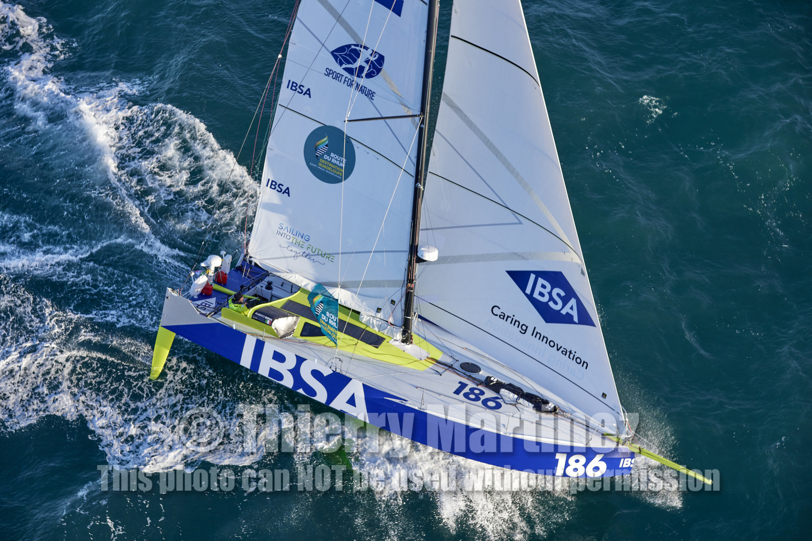 22_38987   © Thierry Martinez.DINARD, FRANCE. 9 Novembre  2022Départ de la 12éme ROUTE DU RHUM, transatlantique course à la voile en solitaire de St Malo(FRA)  à Pointe à Pitre (FRA-Guadeloupe) 3.543 milles nautiques.