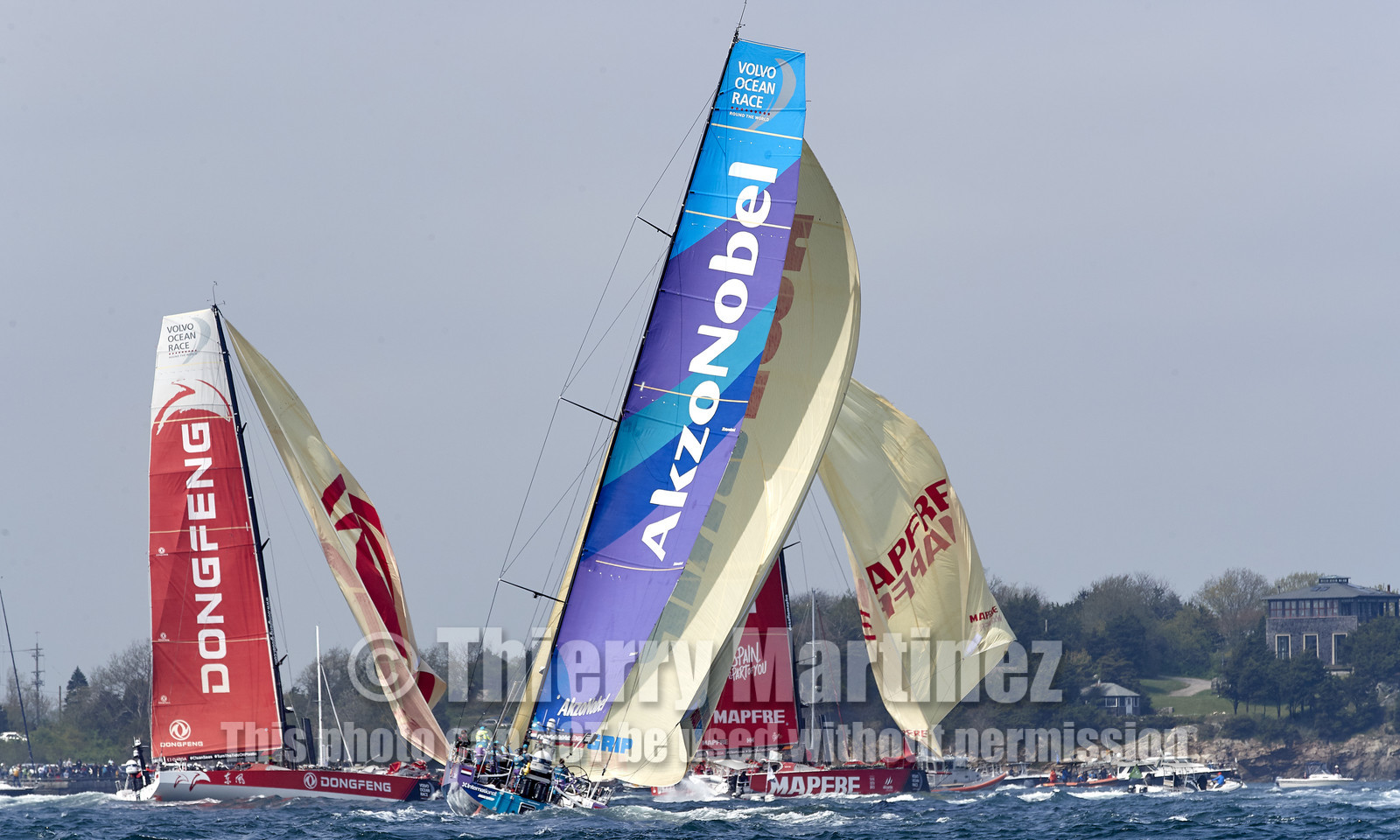 team AkzoNobel  in Volvo Ocean Race 2017-18.