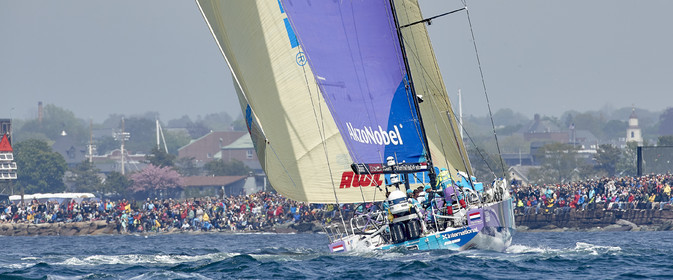 team AkzoNobel  in Volvo Ocean Race 2017-18.