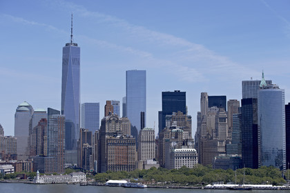Aerial view of New York City (USA).