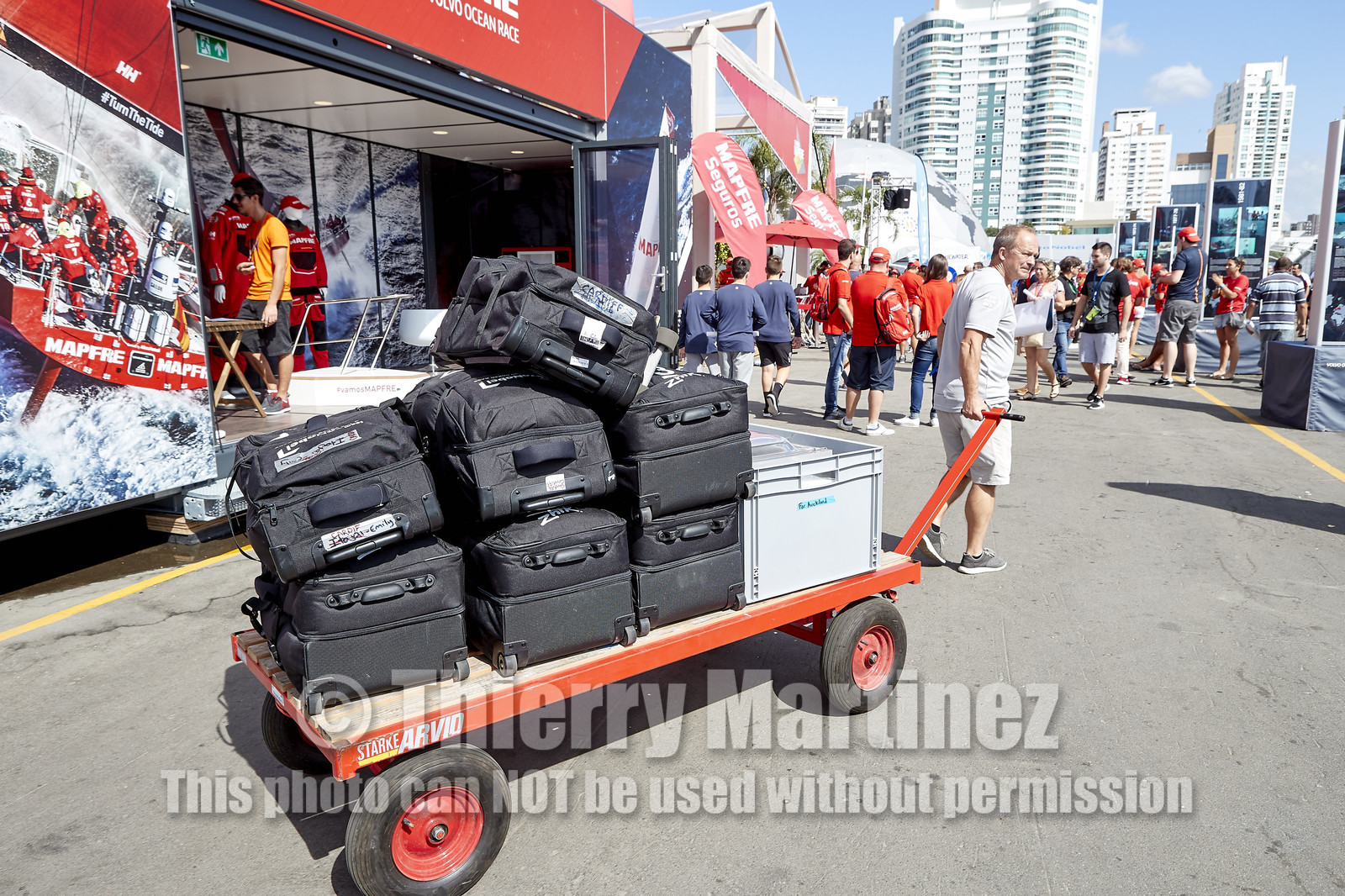 team AkzoNobel  in Volvo Ocean Race 2017-18.