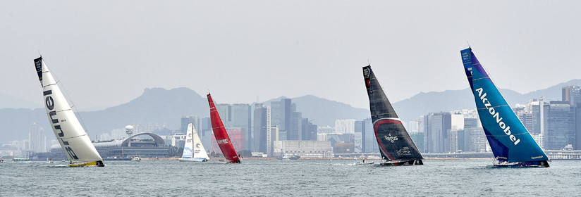 team AkzoNobel  in Volvo Ocean Race 2017-18.
