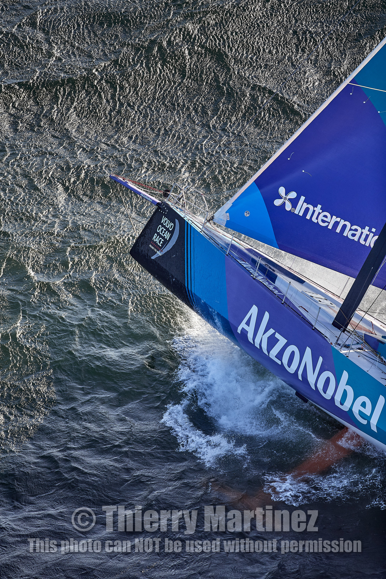team AkzoNobel  in Volvo Ocean Race 2017-18.