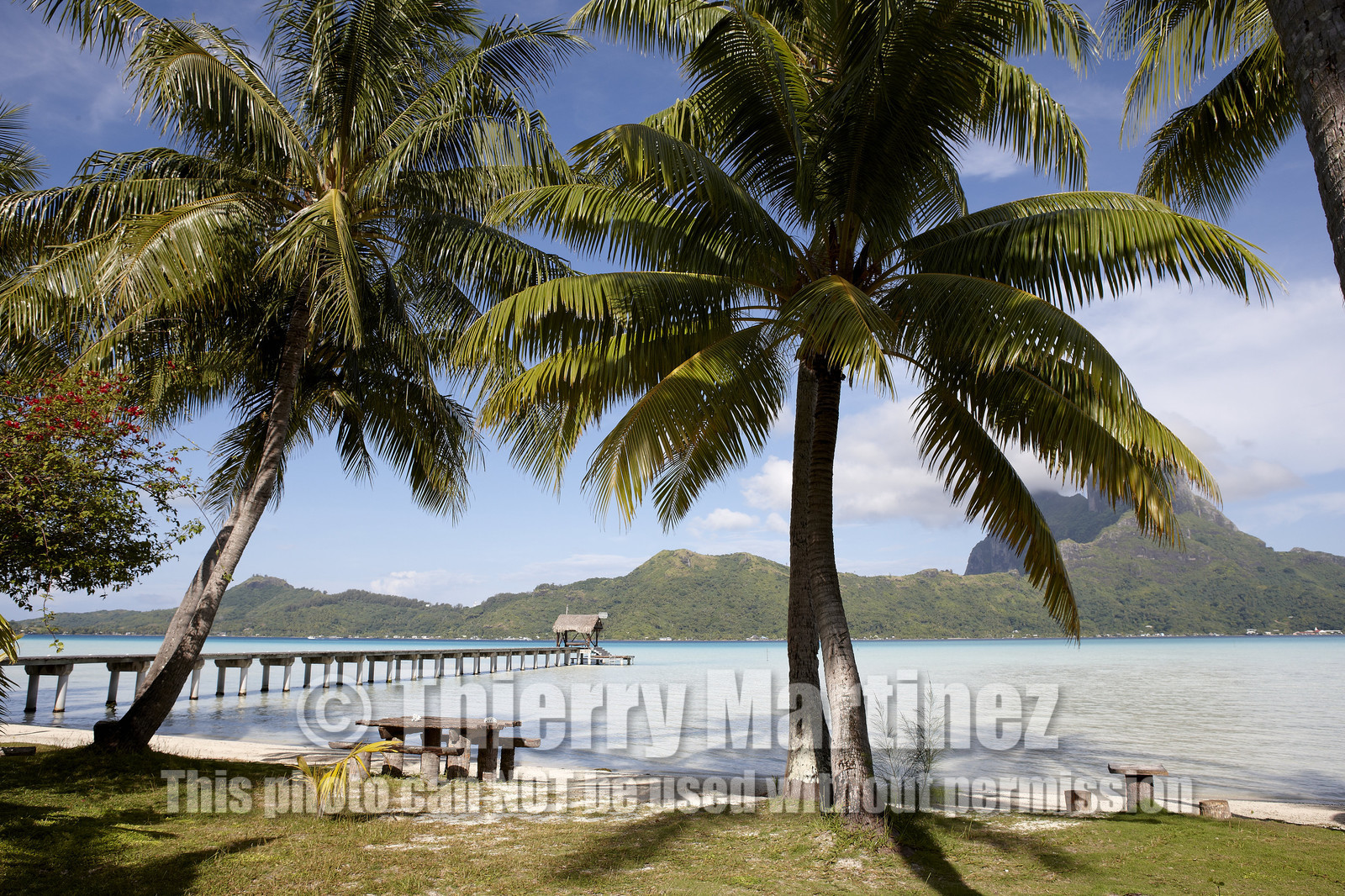 15_025870  ©ThMartinez Sea&Co.  BORA BORA - ILES SOUS LE VENT. POLYNESIE FRANCAISE .  6 Février 2015. . Bora Bora depuis Eden Beach Bora Bora..