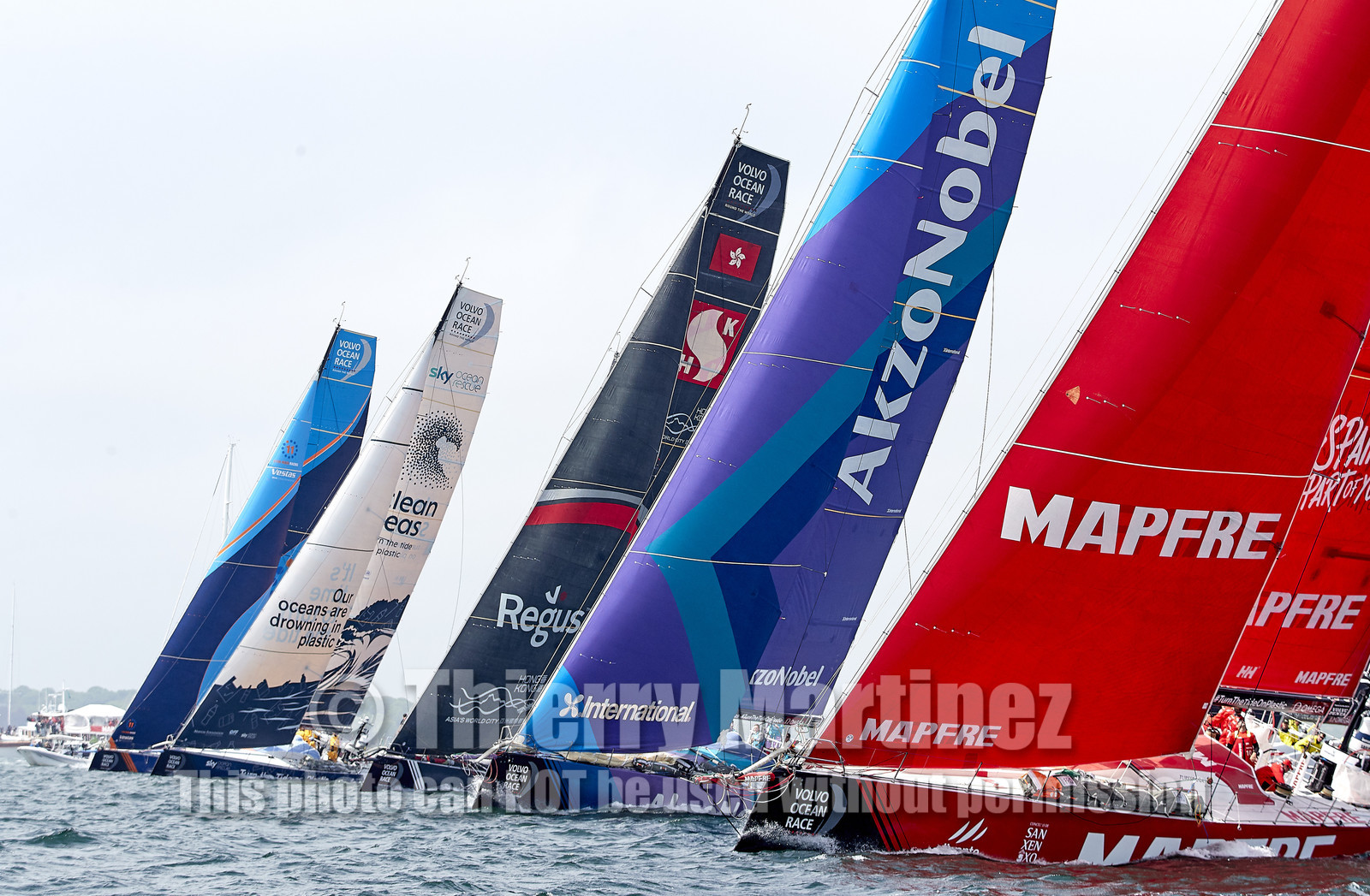 team AkzoNobel  in Volvo Ocean Race 2017-18.