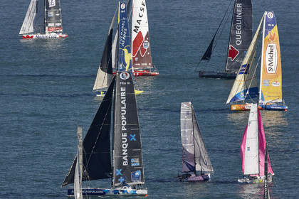 Départ Transat Jacques Vabre 2015.