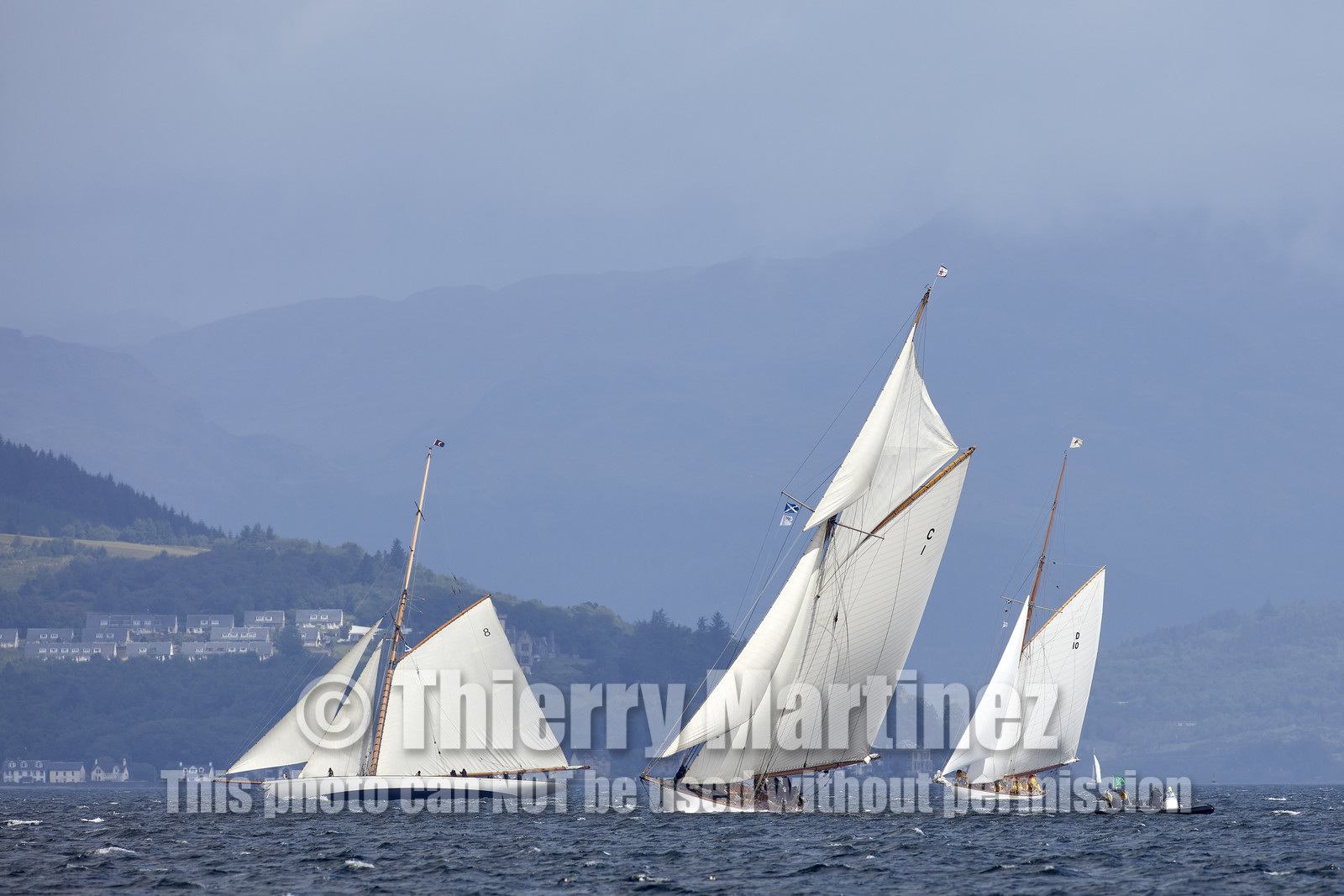 22_17006   © Thierry Martinez.FAIRLIE,SCOTLAND - UK 12th June 20222022 RICHARD MILLE FIFE REGATTA.Day 2 : LARGS to ROTHESAY