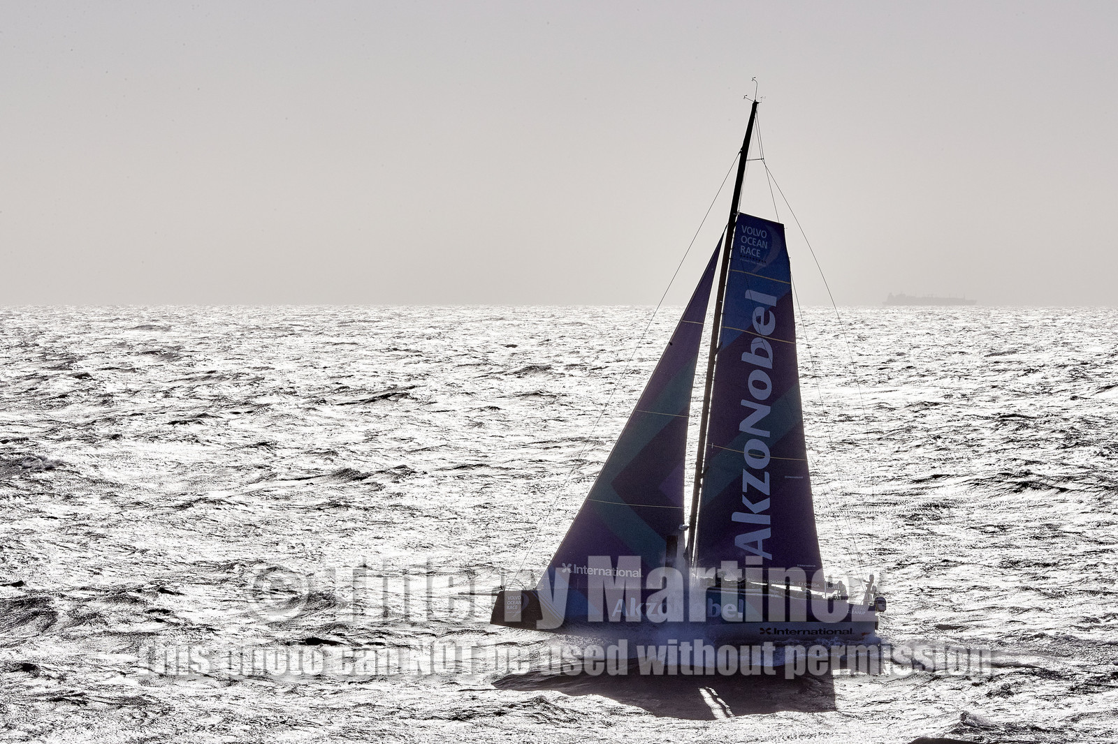 team AkzoNobel  in Volvo Ocean Race 2017-18.