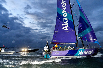 team AkzoNobel  in Volvo Ocean Race 2017-18.