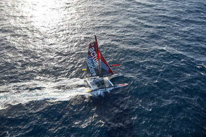 « ULTIM ACTUAL LEADER , Skipper Yves Le Blevec.