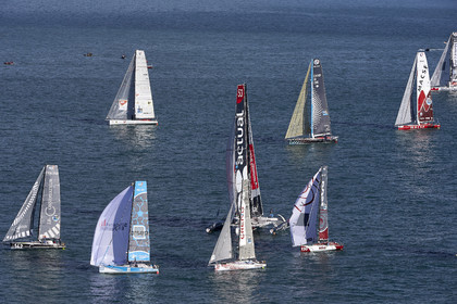Départ Transat Jacques Vabre 2015.