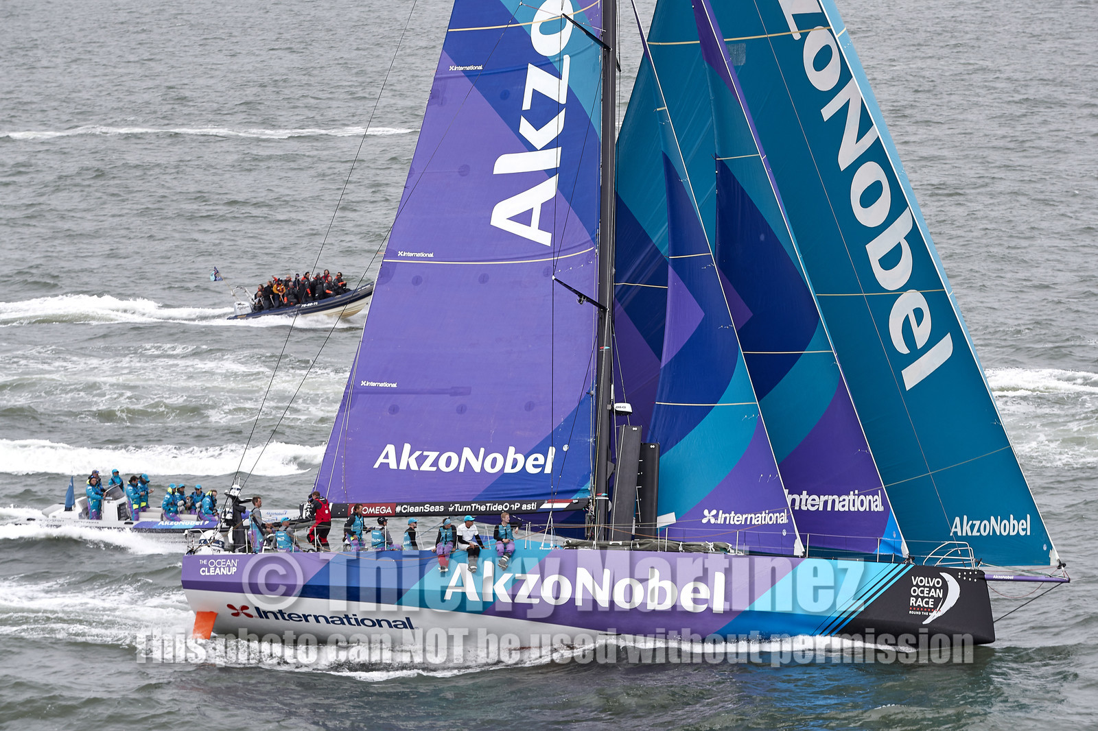 team AkzoNobel  in Volvo Ocean Race 2017-18.