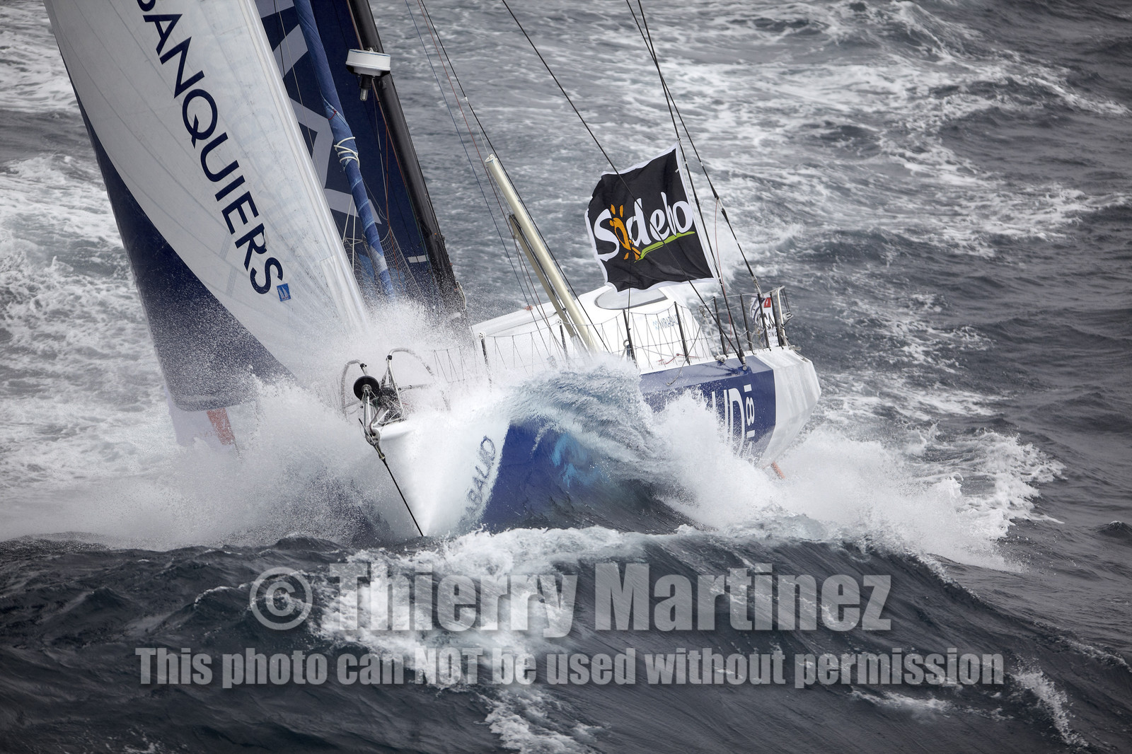 MIRABAUD  Monohull IMOCA 60, skipper Dominique Wavre (SUi)