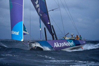team AkzoNobel  in Volvo Ocean Race 2017-18.
