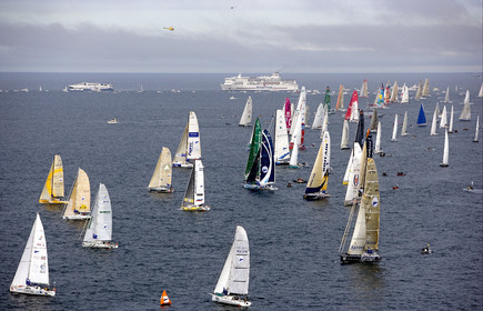 ROUTE DU RHUM Start in St Malo.Oct  2006