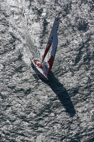 MACSF , Bertrand de Broc et Marc Guillemot avant la Transat Jacques Vabre 2015.